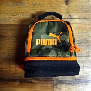 Boys Camo Puma Lunch Bag